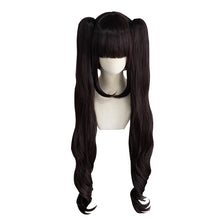 Load image into Gallery viewer, UWOWO Chocola Cosplay Wig 80cm Long Twin-tail Chocola/Chocolate Hair Matte Synthetic Heat Resistant Fiber
