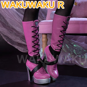 IN STOCK Draculaura Ula Cosplay Shoes Anime WakuWaku Women Cute Costume Draculaura Cosplay Shoes Wig Halloween