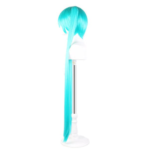 Hair Miku Cosplay Wig Long Heat Resistant Synthetic Hair Clip Ponytails Wigs + Wig Cap