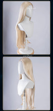 Load image into Gallery viewer, UWOWO Evelynn Wig Game  League of Legends/LOL Coven Evelynn Cosplay Wig Lace wig Lace hair Long Hair Yellow Hair 90CM New Style
