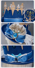 Load image into Gallery viewer, UWOWO Furina Cosplay Hat Genshin Impact Furina Focalors Cosplay Hydro Archon Fontaine Rococo Style Headwear with Acces
