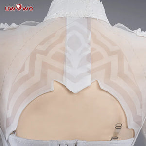In Stock UWOWO Nier: Automata Yorha 2B Cosplay Costume Black/White Wedding Dress Bride Halloween Costume Outdoor Dress For Women