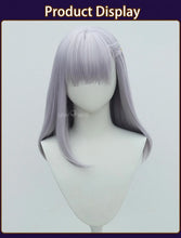 Load image into Gallery viewer, UWOWO Kama Wig Game Fatee/Grandd Orderr Assassin Kama Stage 2 Cosplay Wig Long Purple Hair Halloween Wig
