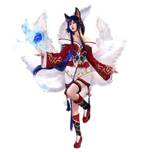 Load image into Gallery viewer, IN STOCK Ahrii Cosplay Costume Game Cosplay【Size XS-2XL】DokiDoki-R Cosplay Costume Ahrii Tails Shoes Plus Size Ahrii Cosplay
