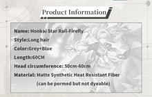 Load image into Gallery viewer, UWOWO Honkai Star Rail Firefly Cosplay Wig Long hair Grey Blue 60CM Hair Wig
