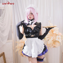 Load image into Gallery viewer, UWOWO Matthew Cosplay Costume Fate/Grand Order FGO Mashu Kyrielight Maid Cosplay Costume S-XL Maid Outfit
