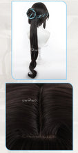 Load image into Gallery viewer, IN STOCK UWOWO Honkai Star Rail Ruan Mei RuanMei HSR Cosplay Wig Long Black Hair

