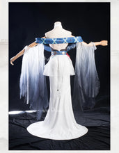 Load image into Gallery viewer, IN STOCK UWOWO Shenhe Cosplay Game Genshin Impact Fanart Shenhe &#39;Ink Feather Elegance&#39; Cosplay Costume Chinese Halloween Costume
