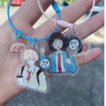 Load image into Gallery viewer, Anime Skip And Loafer Mitsumi Iwakura Sousuke Shima Keychain Cosplay Keyring Acrylic Key Chain Figure Pendant Bag Accessories
