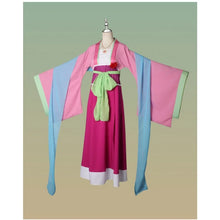 Load image into Gallery viewer, Maomao Cosplay Costume Wig Anime The Apothecary Diaries Pink Dress op Hairpin Kusuriya No Hitorigoto halloween Party for Women
