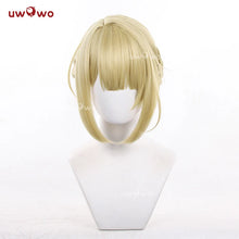 Load image into Gallery viewer, UWOWO Evelyn Wig Game Zenless Zone Zero / ZZZ Evelyn Chevalier Cosplay Wig Yellow Gold Hair Halloween Wig

