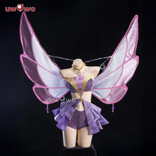 Load image into Gallery viewer, IN STOCK UWOWO Tecnaa Cosplay Anime Cosplay Costume Big Fairy Wings Cosplay Princes Costume Outfit Butterfly Halloween Costumes
