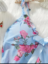 Load image into Gallery viewer, Women&#39;s Underwear Sexy Bra And Panties Sets Lace Ruffle Trim Lingerie Set Deep V Slip Dress Thong Women&#39;s Sexy Lingerie
