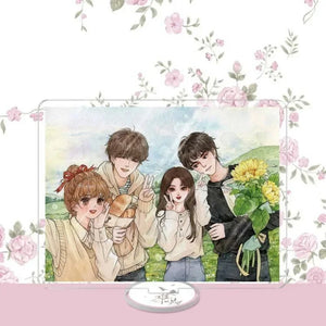 Chinese Drama The First Frost Bai Jingting Zhang Ruonan Photo Stand Figures Sang Yan Wen Yi Fan Model Plate Standing Up Desk