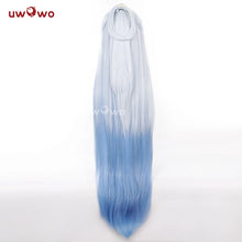 Load image into Gallery viewer, UWOWO Honkai Star Rail Jing Liu Cosplay Wig Belobog Wildfire Butterfly HSR Cosplay JingLiu Long Hair Halloween Wig
