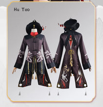 Load image into Gallery viewer, Hutao Cosplay Costume Shoes Uniform Chinese Style Halloween Costumes for Women Game Hu Tao Genshin Impact

