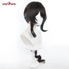 Load image into Gallery viewer, IN STOCK UWOWO Honkai Star Rail Ruan Mei RuanMei HSR Cosplay Wig Long Black Hair
