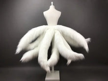 Load image into Gallery viewer, Game LOL Cosplay Costumes Fox LOL Ahri Nine Tailed Upgraded Transform-model Tail Cosplay White 3 Sizes
