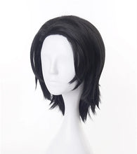 Load image into Gallery viewer, HOLOUN Jujutsu JJK Manga Anime Yuta Okkotsu Cosplay Costume Wig Jacket Black Pants Uniform Rose Net Synthetic Halloween
