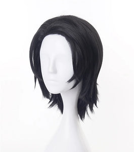 HOLOUN Jujutsu JJK Manga Anime Yuta Okkotsu Cosplay Costume Wig Jacket Black Pants Uniform Rose Net Synthetic Halloween