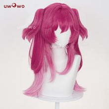 Load image into Gallery viewer, UWOWO Lupa Wig Game Wuthering Waves WuWa Lupa Cosplay Wig Long Hair Purple Pink Hair Halloween Wig
