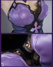 Load image into Gallery viewer, IN STOCK UWOWO Honkai Star Rail Black Swan Cosplay Costume Purple Dress Halloween costume
