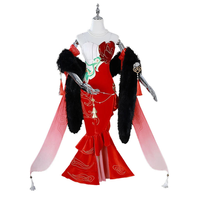 UWOWO Tingyun Cosplay Collab Series: Honkai: Star Rail Tingyun New Year Collab Gown Cosplay Costumes Halloween Costume