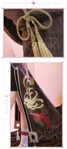 IN STOCK Hutao Cosplay Game Genshin Impact Cosplay【Size S-XXL】DokiDoki-SR HuTao Costume Metal Accessories Halloween Plus Size