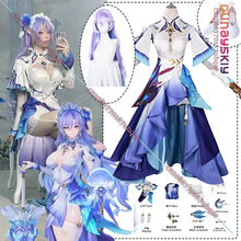Load image into Gallery viewer, Cantarella Cosplay Wuthering Waves Costumes Sexy Women&#39;s Dress 100cm Long Purple Blue Cantarella Role-play Wigs Shoes Prop Suits
