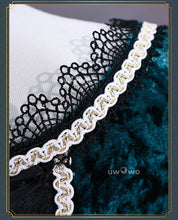 Load image into Gallery viewer, UWOWO Collab Series: Ciell Cosplay Anime Black Bulterr Ciell Sieglinde Sullivan Emerald Witch Gown Cosplay Costume
