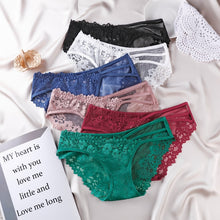 Load image into Gallery viewer, Women Lace Sexy Floral Panties Girls Low-Rise Underwear Ladies Comfortable Transparent Underpants Female Lingerie 2022
