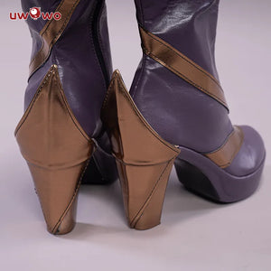 In Stock UWOWO League of Legends/LOL Coven Ahri Cosplay Shoes Women Footwear High Boots Halloween Cosplay Footwear Boots