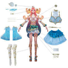 Load image into Gallery viewer, ROLECOS LOL Prestige Ocean Song Seraphine Swimsuit Seraphine Sexy Summer Cosplay Costume Women Swimwear Girl Outfit Full Set
