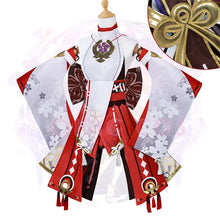 Load image into Gallery viewer, High Quality Yae Miko Cosplay Costume Uniform  Wig Anime Chinese Style Jacquard Fabric Halloween Costumes for Women Game
