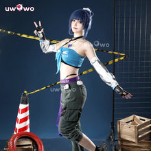 Load image into Gallery viewer, UWOWO Collab Series: DVA Cosplay Game Overwatchh 2 x LEe SSERAFIMm Fearlesss DVA Cosplay Costume XS-XXL Halloween Costume
