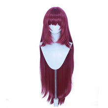 Load image into Gallery viewer, UWOWO Scathach Wig Game Fatee/Grandd Order Scathach Stage 3 Cosplay Wig Long Dark Red Hair Halloween Wig
