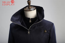 Load image into Gallery viewer, SBluuCosplay Anime JJK Toge Inumaki Cosplay Costume Coat Pants Dark Blue Detachable High Collar Halloween Christmas

