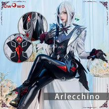 Load image into Gallery viewer, LAST BATCH UWOWO Exclusive Genshin Impact arlecchino Cosplay Costume Game Outfit Halloween Costumes
