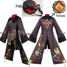Load image into Gallery viewer, Hutao Cosplay Femme Halloween Costume Anime Clothes For Women Disfraz Mujer Adulta For Adults Ropa Para Hu Tao  outfits
