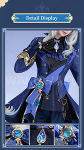 IN STOCK Furina Focalors Cosplay Costume Game Genshin Impact WakuWaku-SR Fontaine Furina Focalors Women Cute Cosplay Costume Hat