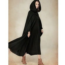Load image into Gallery viewer, Cosplay Vintage Medieval Gothic Creed Hooded Cloak Thin Coat Women Vampire Devil Capes Pirate Robes
