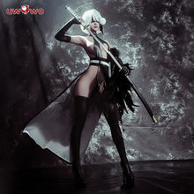 Load image into Gallery viewer, IN STOCK UWOWO Nierr: Automataa Yorhaa 2B Cosplay Cheongsam Costume S-3XL Halloween Costumes Uwowo×DISHWASHER1910 Fanart Suits
