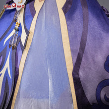 Load image into Gallery viewer, UWOWO Game Genshin Impact Keqing Cosplay Costume Ke Qing Keqing Outfit Yuheng Liyue Qixing Purple Costumes

