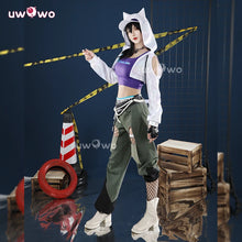 Load image into Gallery viewer, UWOWO Collab Series: Ashe Cosplay Game Overwatchh 2 x LEe SSERAFIMm Fearlesss Ashe Cosplay Costume XS-XXL Halloween Costume
