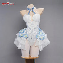 Load image into Gallery viewer, In Stock UWOWO Mikku Cosplay Costume Flower Fairy Dress Full Set Anime Cute Girl White Bunny Jumpsuit Halloween Costumes
