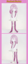 Load image into Gallery viewer, UWOWO Evernight Wig Game Honkai Star Rail Evernight Cosplay Wig March 7th Wig Long Hair White and Blue Hair  Halloween Wig
