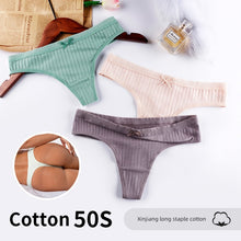 Load image into Gallery viewer, Sexy Lingerie Women Cotton G-String Thong Panties Underwear
