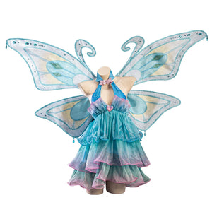 IN STOCK UWOWO Bloomm Anime Cosplay Costume Big Fairy Wings Cosplay Princes Costume Outfit Butterfly Halloween Costumes