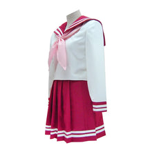 Load image into Gallery viewer, Anime Luckystar Izumi Konata Cosplay Costume Japan South Korea School Uniform Red Skirt Shirt Wig Woman Sexy Carnival Suit
