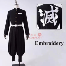 Load image into Gallery viewer, SBluuCosplay Tomiokaa Giyuu Cosplay Costume Haori Embroidery SR Quality TR Material
